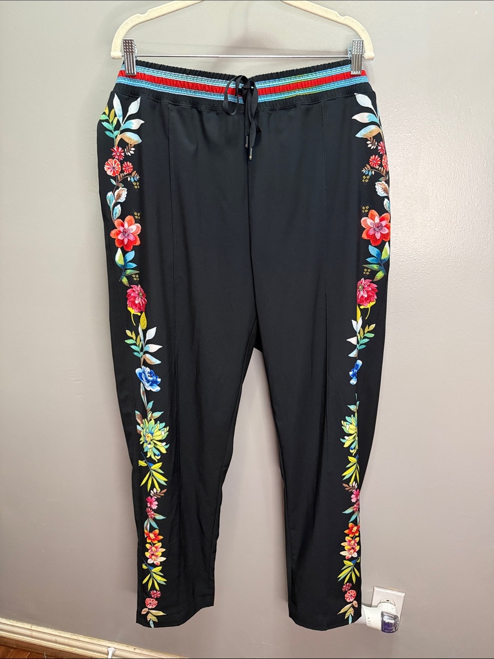 Johnny Was Active Wear Pull On Pants XXL